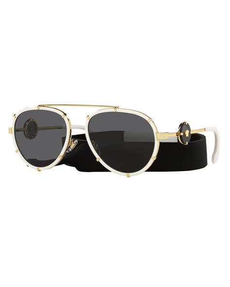 aviator sunglasses versace